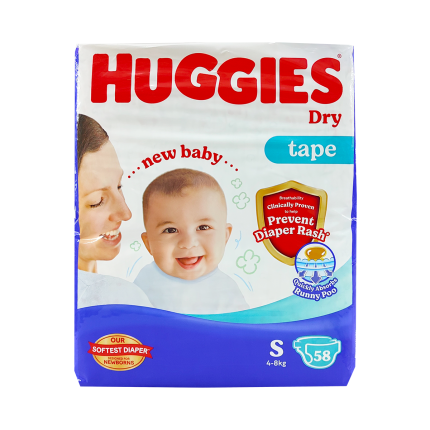HUGGIES Dry Diapers Tape S58
