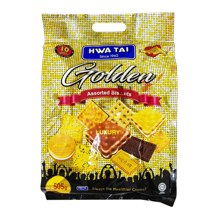 HWA TAI Golden Assorted Biscuits 505g