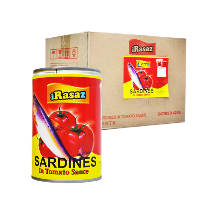 IRASAZ Sardine In Tomato Sauce 24x425g (Carton)