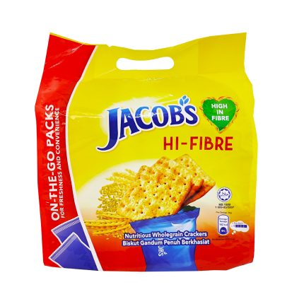 JACOB Hi-Fibre Wholegrain Crackers Multipacks 612g