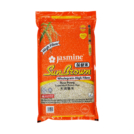 JASMINE Sun Brown High Fibre Brown Rice 2kg
