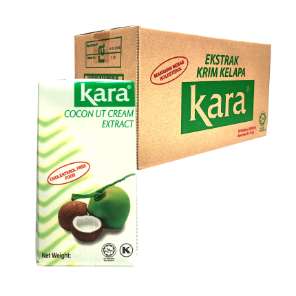 KARA Natural Extract Coconut Cream 12 x 1L (Carton)