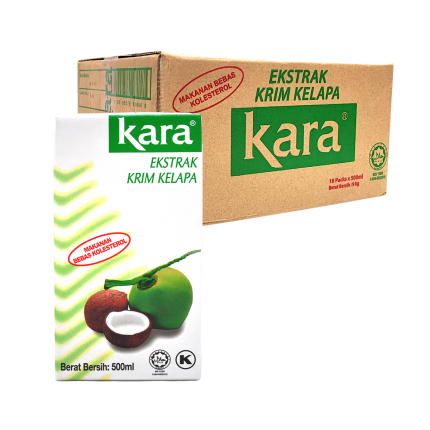 KARA Natural Extract Coconut Cream 18 x 500ml (Carton)