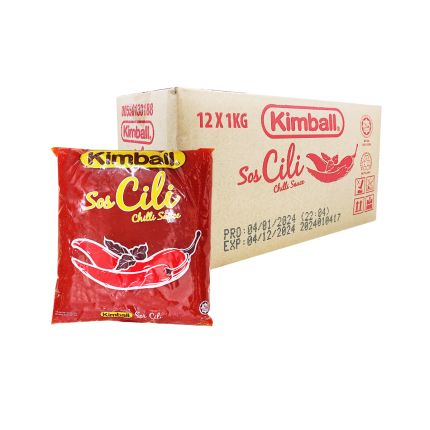 KIMBALL Chili Sauce Pouch 12 x 1kg (Carton)