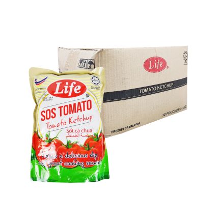 LIFE Tomato Sauce Pouch 12 x 1kg (Carton)