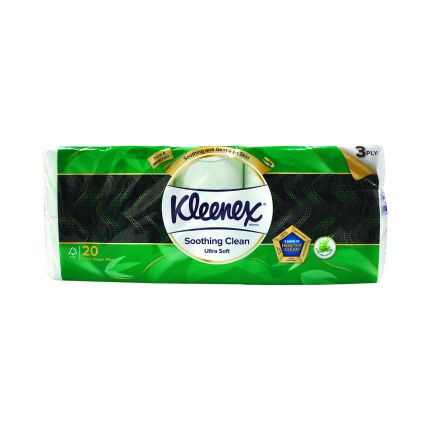 KLEENEX Soothing Clean Ultra Soft Bathroom Tissue 20 Roll