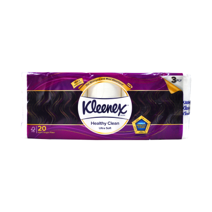 KLEENEX Healthy Clean Ultra Soft Bathroom Tissue 20 Roll