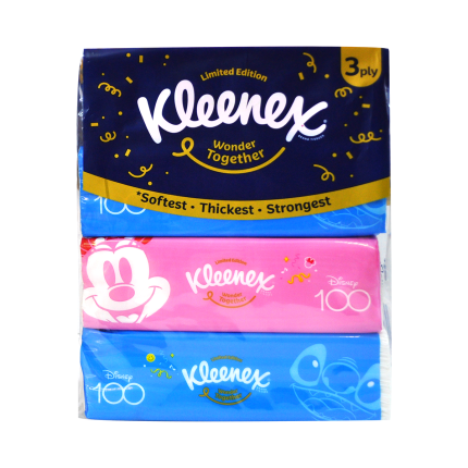 KLEENEX Limited Edition Wonder Together Soft Pack 3PLY 4x100&#039;s