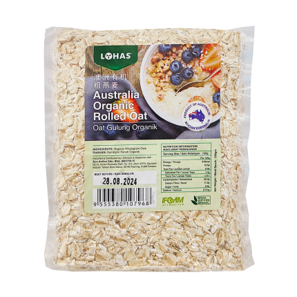 LOHAS Australia Organic Rolled Oat 500g