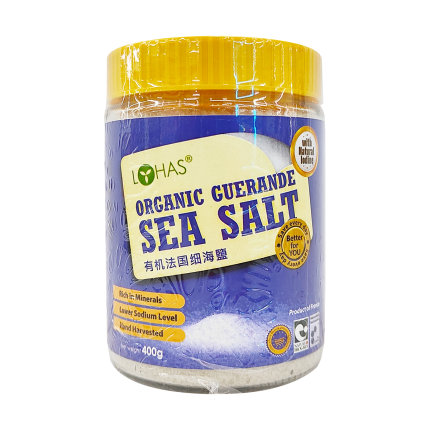 LOHAS Organic Guerande Sea Salt 400g