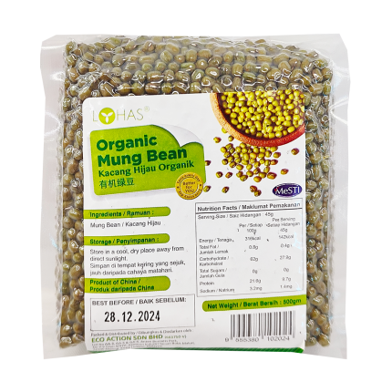 LOHAS Organic Mung Bean 500g