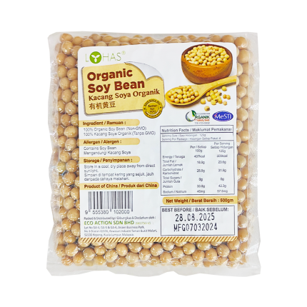 LOHAS Organic High Protein Soy Bean 500g
