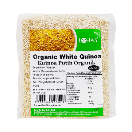 LOHAS Organic White Quinoa 500g