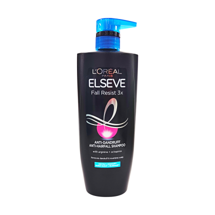 LOREAL Hair Shampoo Fall Resists 3x Anti Dandruff 620ml