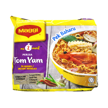 MAGGI Instant Noodles Tomyam Flavour 5x80g