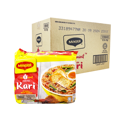 MAGGI Instant Noodles Curry Flavour 12 packs 5x79g (Carton)