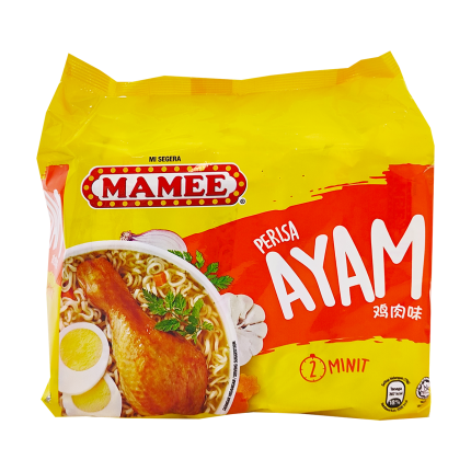 MAMEE PREMIUM Mi Tarik Instant Noodles Chicken Flavour 5x79g