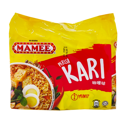 MAMEE PREMIUM Mi Tarik Instant Noodles Curry Flavour 5x80g