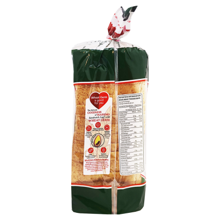 MASSIMO Sandwich Loaf With Wheat Germ (Green) 600g