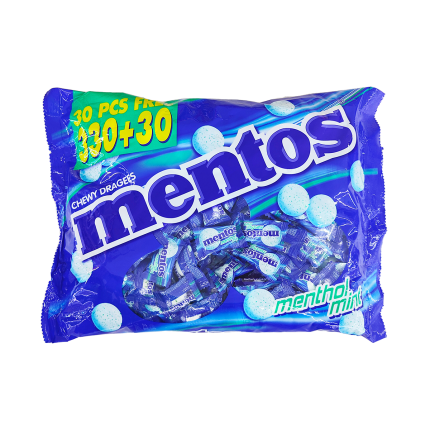 MENTOS Pillow Pack Menthol Mint 330pieces