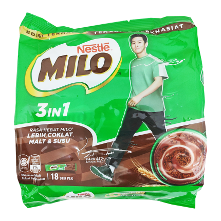 MILO Activ-Go 3in1 Powder Drink 18x33g