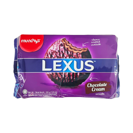 MUNCHY&#039;S LEXUS Choco Coated Cream Sandwich 10x20g