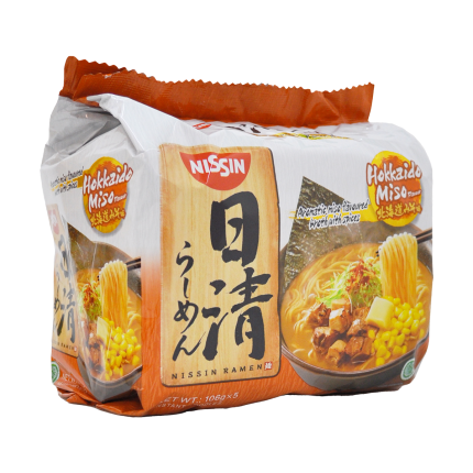 NISSIN Japanese Ramen Hokkaido Miso 5x106gg