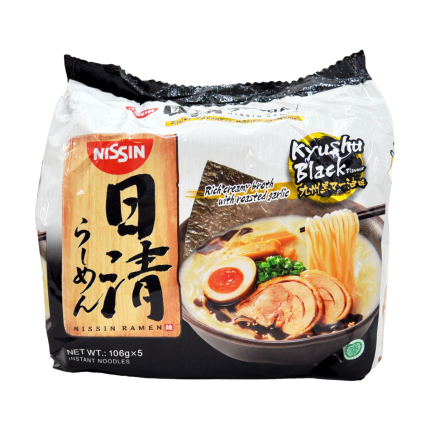 NISSIN Japanese Ramen Kyushu Black 5x106gg