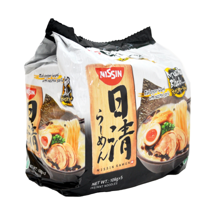 NISSIN Japanese Ramen Kyushu Black 5x106gg