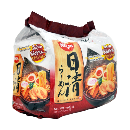 NISSIN Japanese Ramen Tokyo Shoyu 5x106g