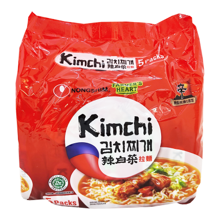 NONG SHIM Kimchi Ramyum Korea Ramen 5x120g