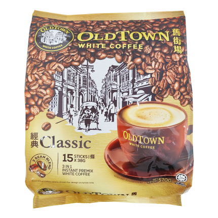 OLD TOWN 3in1 White Coffee Classic 15x38g