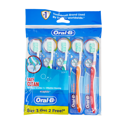 ORAL B Toothbrush Complete Easy Clean (Soft)5s