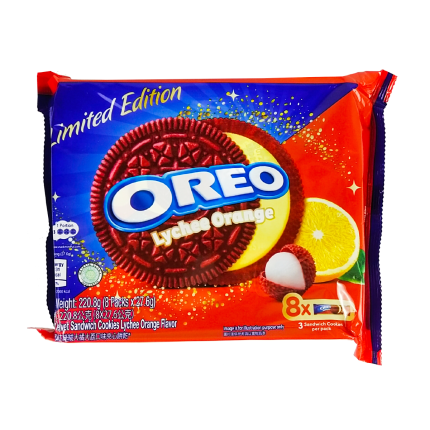 OREO Limited Edition Lychee Orange Cookies 8x27.6g