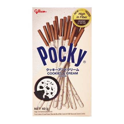 POCKY Cookies&amp;Cream Flavour Stick 40g