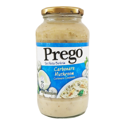 PREGO Pasta Carbonara Mushroom Sauce 665g