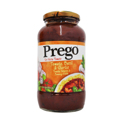 PREGO Pasta Tomato, Basil &amp; Garlic Sauce 680g