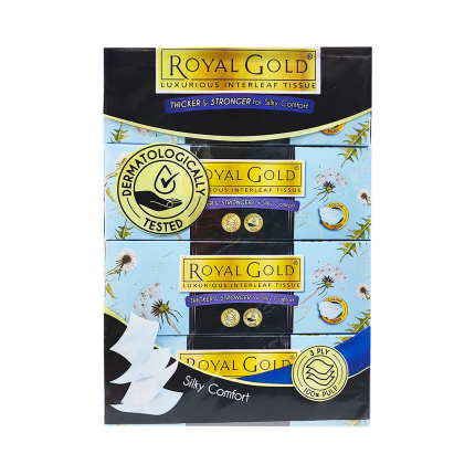 ROYAL GOLD BOX TISSUE 4x80S