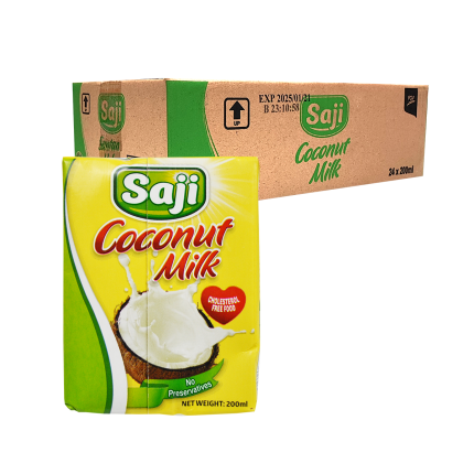 SAJI Coconut Milk 24 x 200ml (Carton)