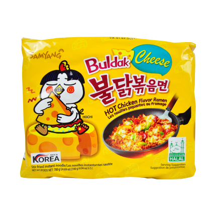 SAMYANG Hot Chicken Cheese Ramen 5x140g