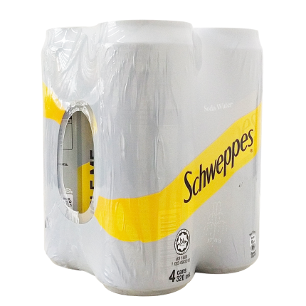 SCHWEPPES Soda Water 4x320ml