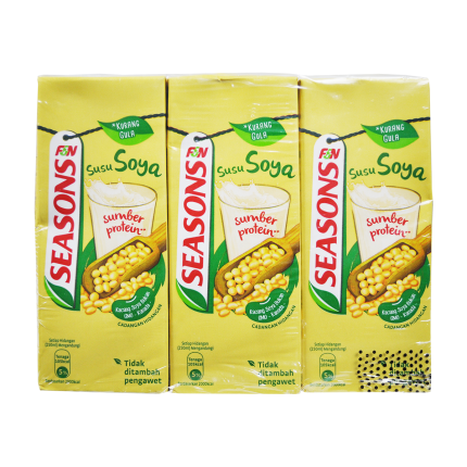 SEASONS Soya Milk 6x250ml