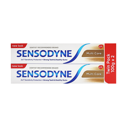 SENSODYNE Toothpaste Multicare Twin Pack 2x100g