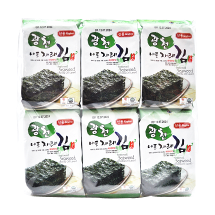 SING LONG Seasoned Seaweed Perilla Olive Oil 12x4g