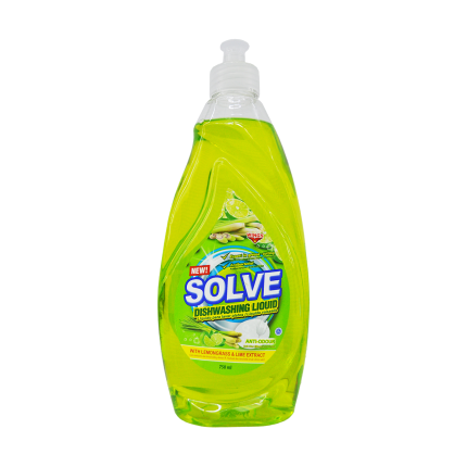 SOLVE Dishwash Liquid Lemongrass &amp; Lime 750ml