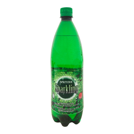 SPRITZER Sparkling Carbonated Natural Mineral Water 1L