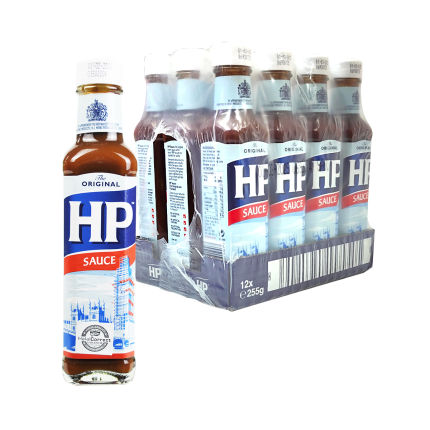 THE ORIGINAL HP Brown Sauce 12 x 225g (Carton)
