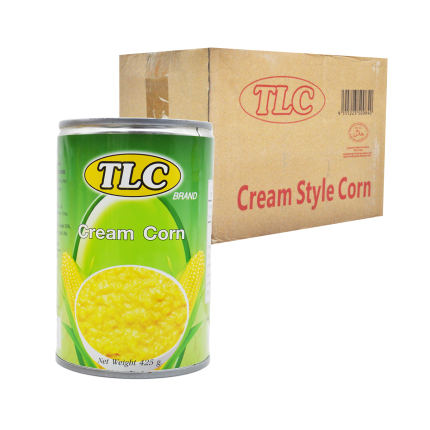 TLC Cream Corn 24x425g (Carton)