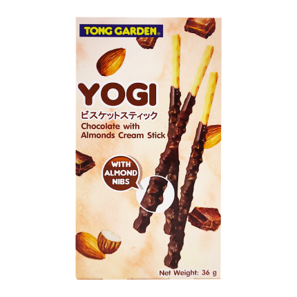 TONG GARDEN YOGI Chocolate with Almond Cream Stick 36g