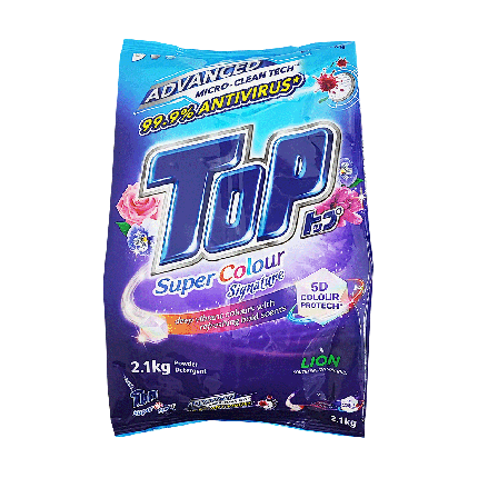 TOP Detergent Powder Super Colour (Blue) 2.1kg